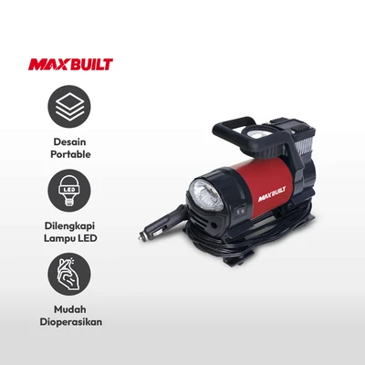 Gambar Maxbuilt Pompa Ban Mobil Portable 15a Dc12v