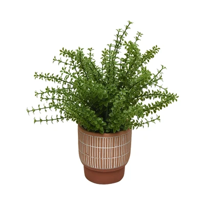 Gambar Informa Tanaman Artifisial Grass Dengan Pot 40.6x40.6x35.6 cm - Hijau