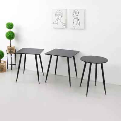 Gambar Informa Hertford Meja Makan 60 cm - Hitam