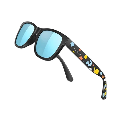 Gambar Parim Eyewear Sunnies Kacamata Anak Plastik Prints - Hitam