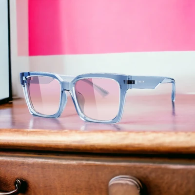 Gambar Parim Eyewear Sunnies Kacamata Anak Plastik Transparan - Biru/Pink