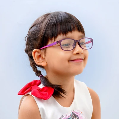 Gambar Parim Eyewear Kacamata Optical Student Duo Color - Pink/Purple