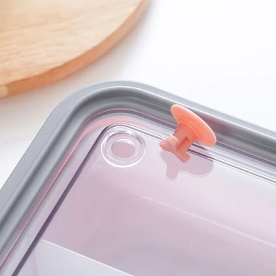 Gambar Kris Kotak Makan Plastik 3 Sekat 1.25 Liter - Pink