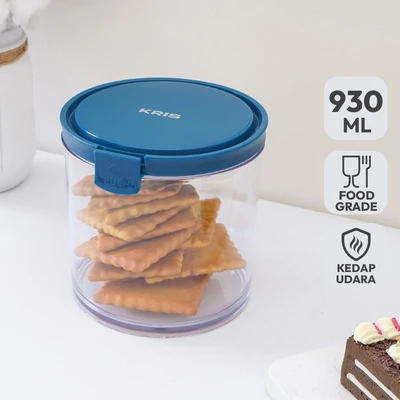Gambar Kris Stoples Plastik Round 930 ml - Biru
