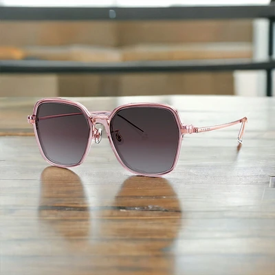 Gambar Parim Eyewear Kacamata Optical Magnet Wide Metal - Pink/Gold