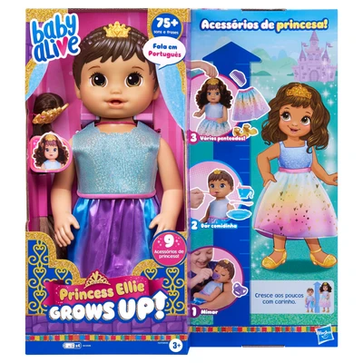 Gambar Baby Alive Boneka Bayi Princess Ellie Grows Up Brown