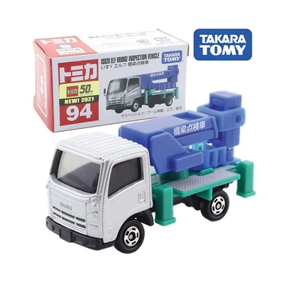 Gambar Takara Tomy Diecast Regular 94 Isuzu Elf Bridge Inspect