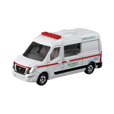 Gambar Takara Tomy Diecast Regular 044 Nissan Nv400 Ev Ambulan