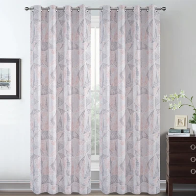 Gambar Informa Gorden Microfiber Geo 140x250 cm Set 2 pcs