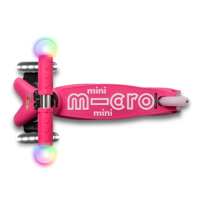 Gambar M-cro Skuter Deluxe Magic Led - Pink