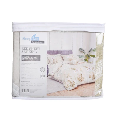Gambar Sleeplite 180x200 cm Set 5 Pcs Seprai King Polyester Poppy - Hijau