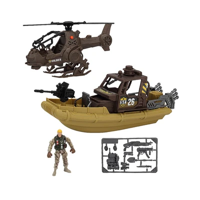 Gambar Chap Mei Set Soldier Force Sos Ocean Patrol - Cokelat