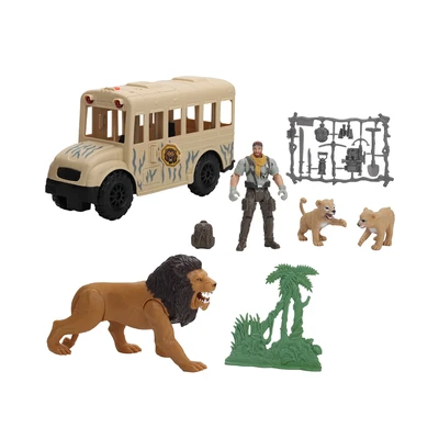 Gambar Chap Mei Set Wild Quest Jungle Lion Rescue