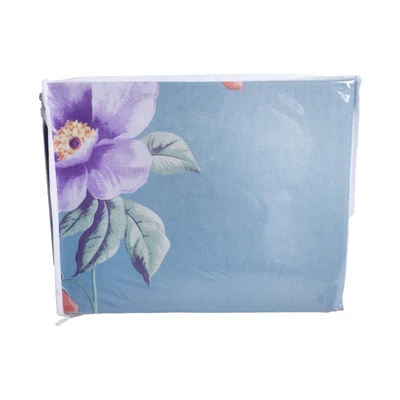 Gambar Sleeplite 180x200 cm Set 5 Pcs Seprai King Polyester Kirei - Biru