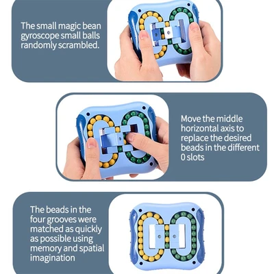 Gambar Kiddy Star Finger Rotation Magic Bean - Biru