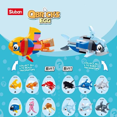 Gambar Sluban Q Bricks Egg Random