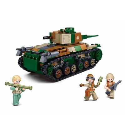 Gambar Sluban Set Wwii Type 97 Medium Tank