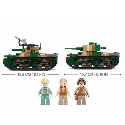 Gambar Sluban Set Wwii Type 97 Medium Tank