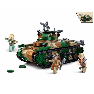 Gambar Sluban Set Wwii Type 97 Medium Tank