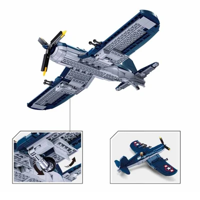 Gambar Sluban Set Wwii F4u Fighter Tank 550