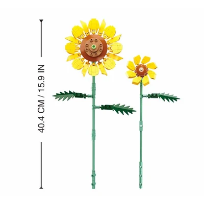 Gambar Sluban Block Flowers Sunflower