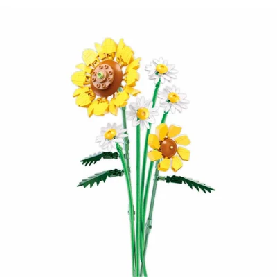 Gambar Sluban Block Flowers Sunflower