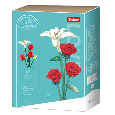 Gambar Sluban Set Flowers Rose