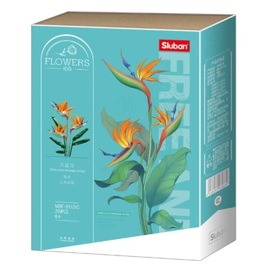 Gambar Sluban Set Flowers Strelitzia Reginae Aiton - Mix