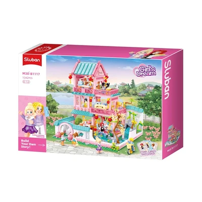 Gambar Sluban Set Girls Dream Chinese Style Villa