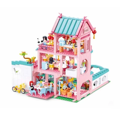 Gambar Sluban Set Girls Dream Chinese Style Villa