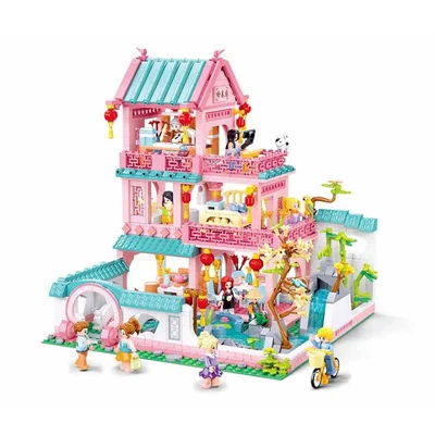 Gambar Sluban Set Girls Dream Chinese Style Villa