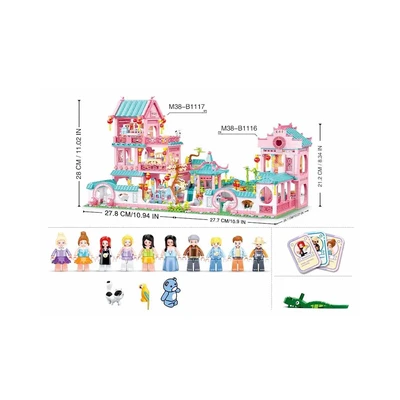 Gambar Sluban Set Girls Dream Chinese Style Villa