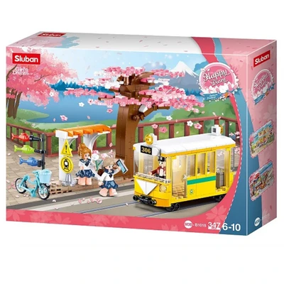 Gambar Sluban Set 347 Pcs Girls Dream Happy Diary Japan Guesthouse 1021