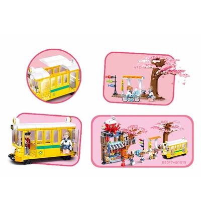 Gambar Sluban Set 347 Pcs Girls Dream Happy Diary Japan Guesthouse 1021