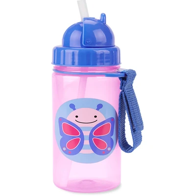 Gambar Skip Hop Botol Minum Anak Dengan Sedotan Pp Butterfly