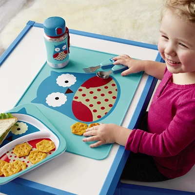 Gambar Skip Hop Zoo Ss Straw Bottle Owl Sh019