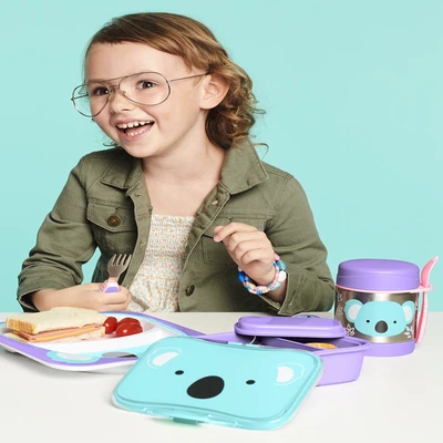 Gambar Skip Hop Set Alat Makan Anak Zootensils Koala Sh013