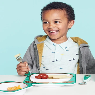 Gambar Skip Hop Set Alat Makan Anak Zootensils Pug Sh013