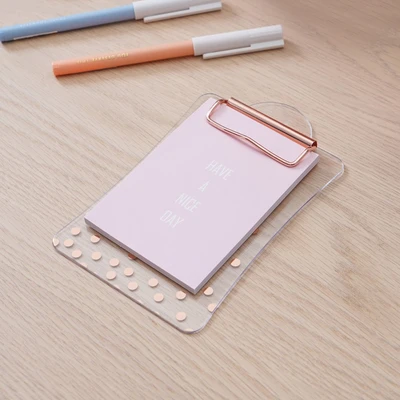 Gambar Ataru Papan Clipboard Mini - Rose Gold