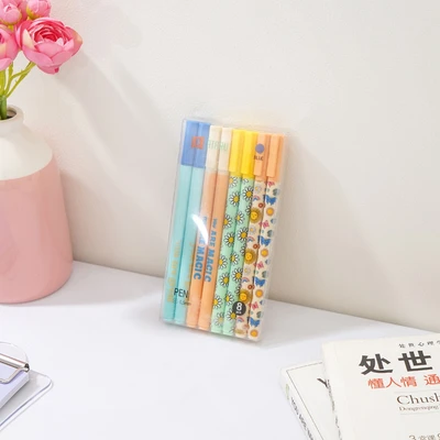 Gambar Ataru Set 8 Pcs Pulpen Biru Daisy Magic