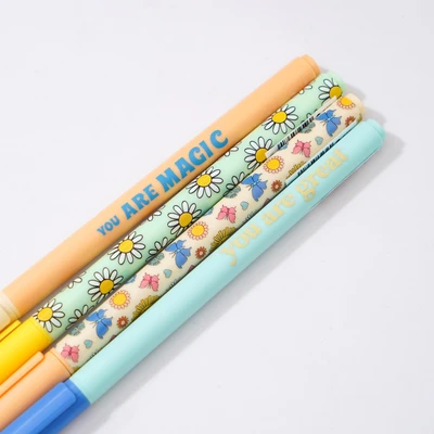 Gambar Ataru Set 8 Pcs Pulpen Biru Daisy Magic