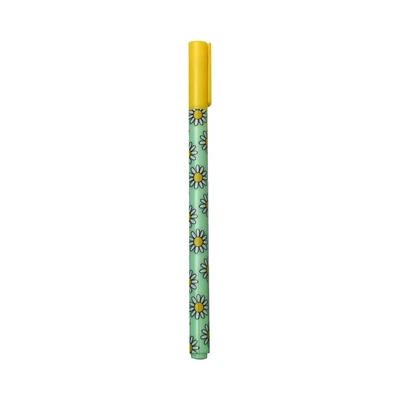 Gambar Ataru Pulpen Hitam Daisy Magic - Kuning