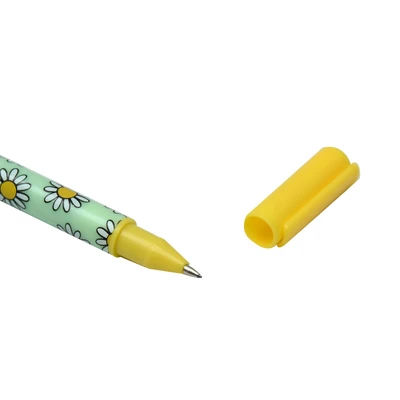 Gambar Ataru Pulpen Hitam Daisy Magic - Kuning