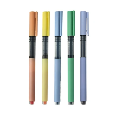 Gambar Ataru Set 6 Pcs Pulpen Rainbow Series