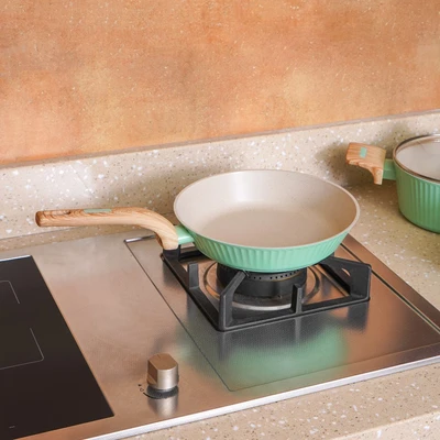 Gambar Cooking Color Sienna Perlengkapan Masak Greblon C3 Set 5 pcs - Hijau Mint