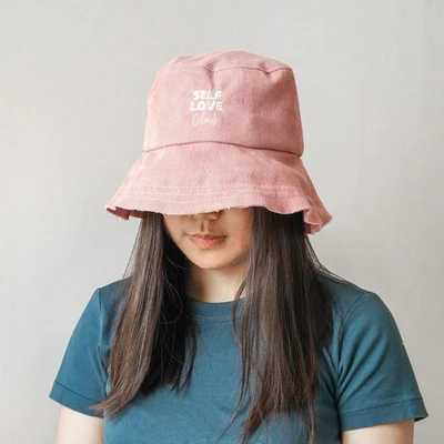 Gambar Ataru Topi Bucket Corduroy - Pink