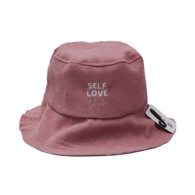 Gambar Ataru Topi Bucket Corduroy - Pink