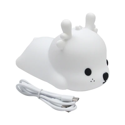 Gambar Ataru Lampu Tidur Rechargeable Deer - Putih