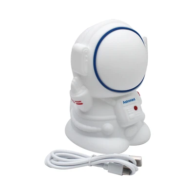 Gambar Ataru Lampu Tidur Rechargeable Astronaut - Putih