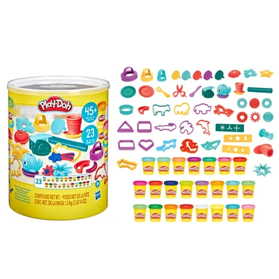 Gambar Play Doh Set Super Storage Canister - Mix